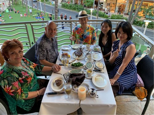 2021 Anniversary Dinner with Paul and Pauline Lai
