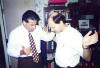 Pastor Ed Russo prays for me as I embark on my business trip to Caracas to untimately do God's business