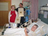 Sigrid and Brad with Isaac on Christmas Day 2003