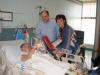 Doug and Marsha with Isaac on Christmas Day 2003